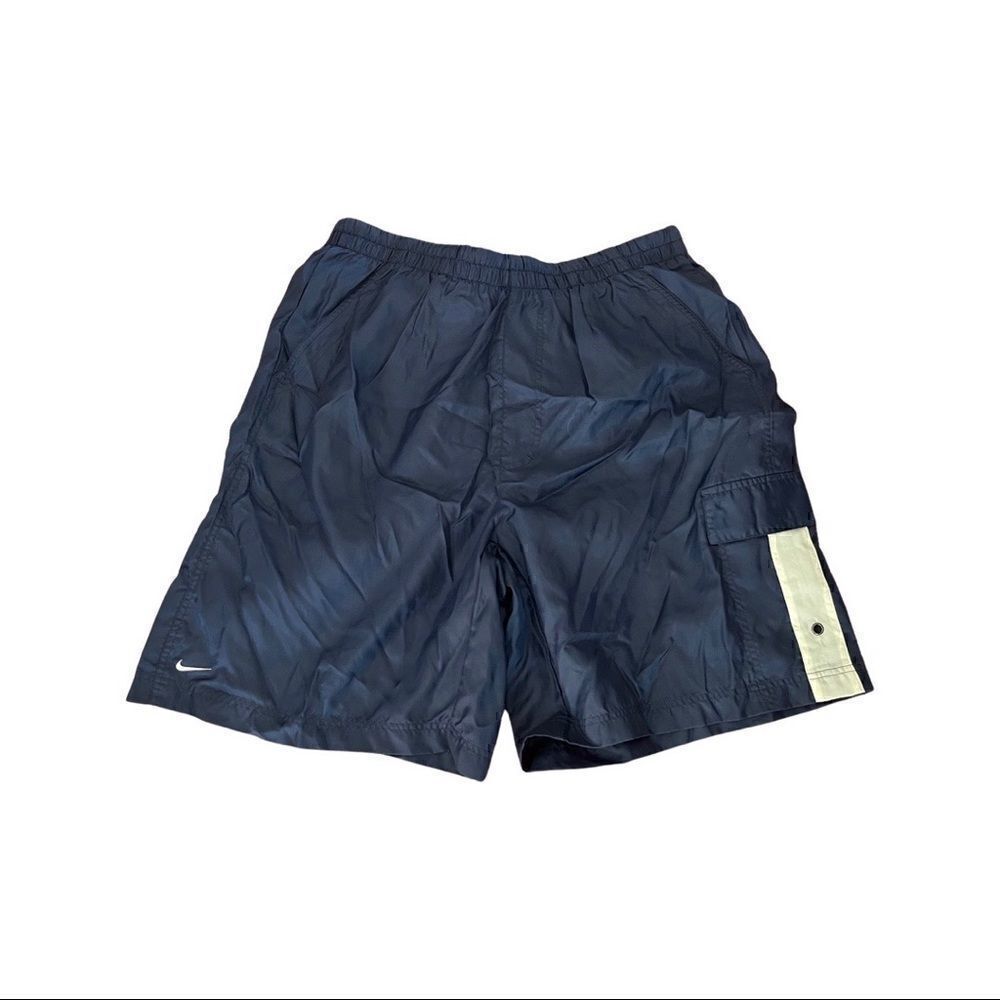 Nike navy blue men’s swim trunks